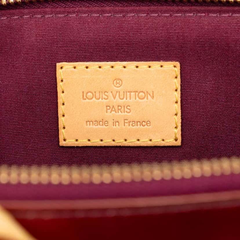 Louis Vuitton Monogram Vernis Bellevue PM Red Leather Very good condition - Box View