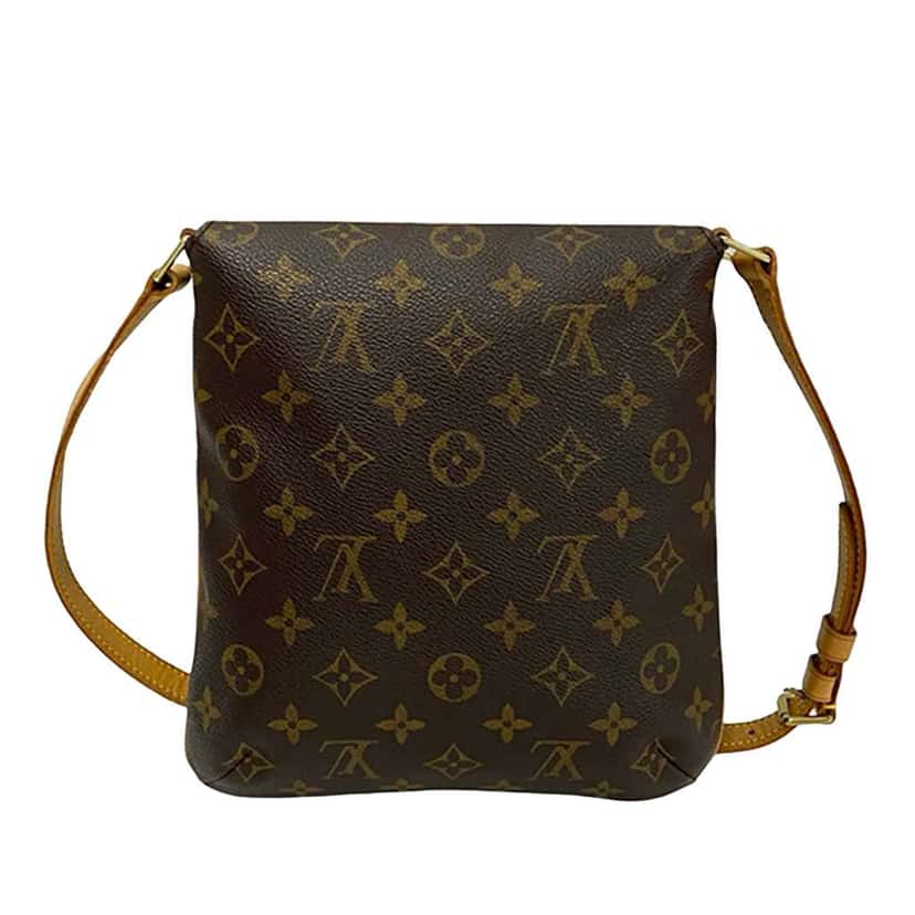 Louis Vuitton Monogram Musette Salsa PM Short Strap Brown Very good condition - Back View