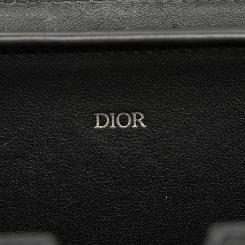 Dior Leather Dial Ultra Pouch Messenger Bag Black Leather Very good condition - Box View