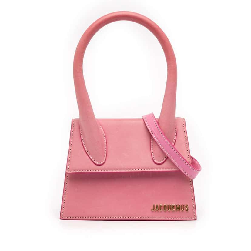 Jacquemus Leather Le Chiquito Moyen Pink Leather Good condition - Front View