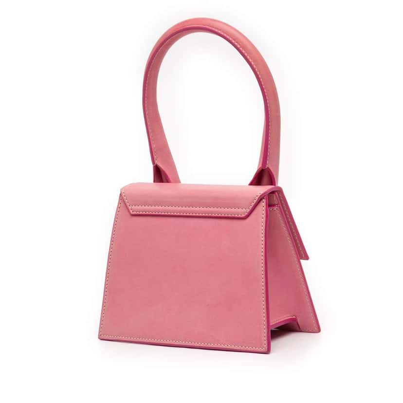 Jacquemus Leather Le Chiquito Moyen Pink Leather Good condition - Back View