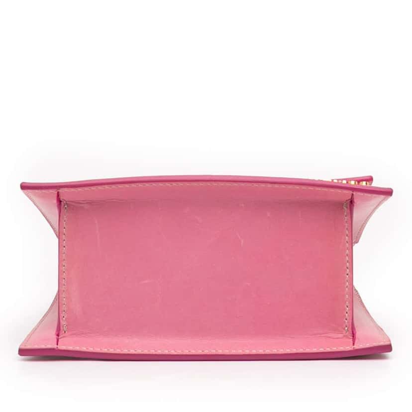 Jacquemus Leather Le Chiquito Moyen Pink Leather Good condition - Inside View