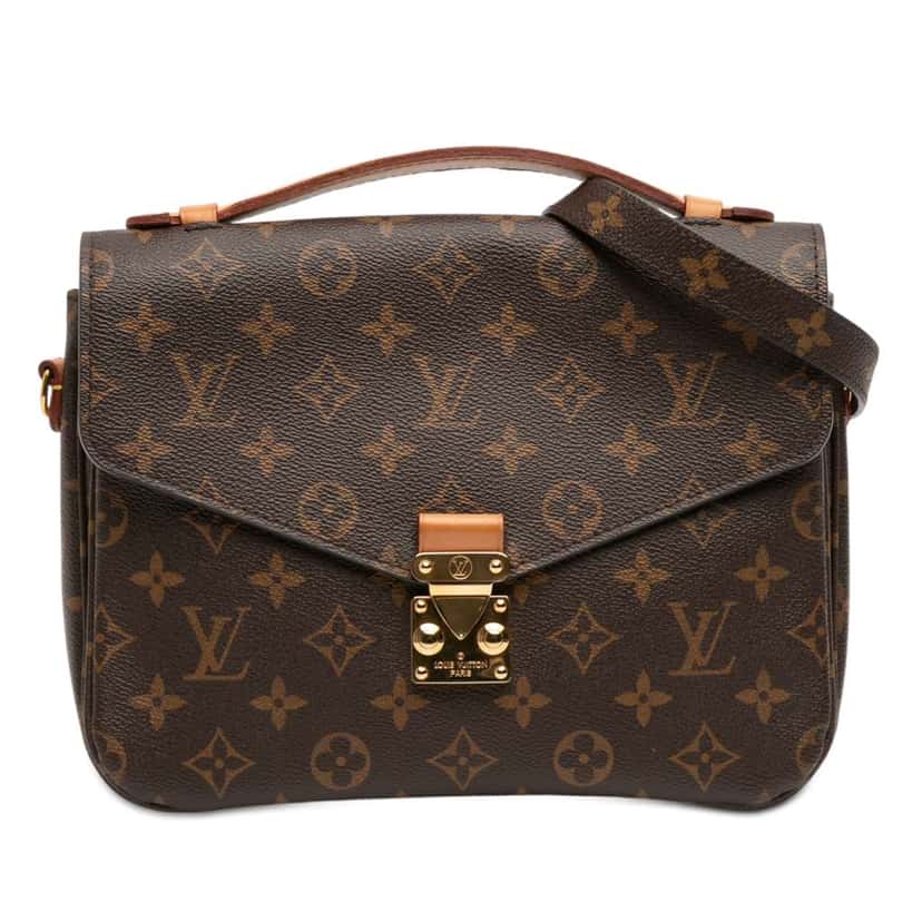 Louis Vuitton Monogram Pochette Metis Brown Very good condition - Front View