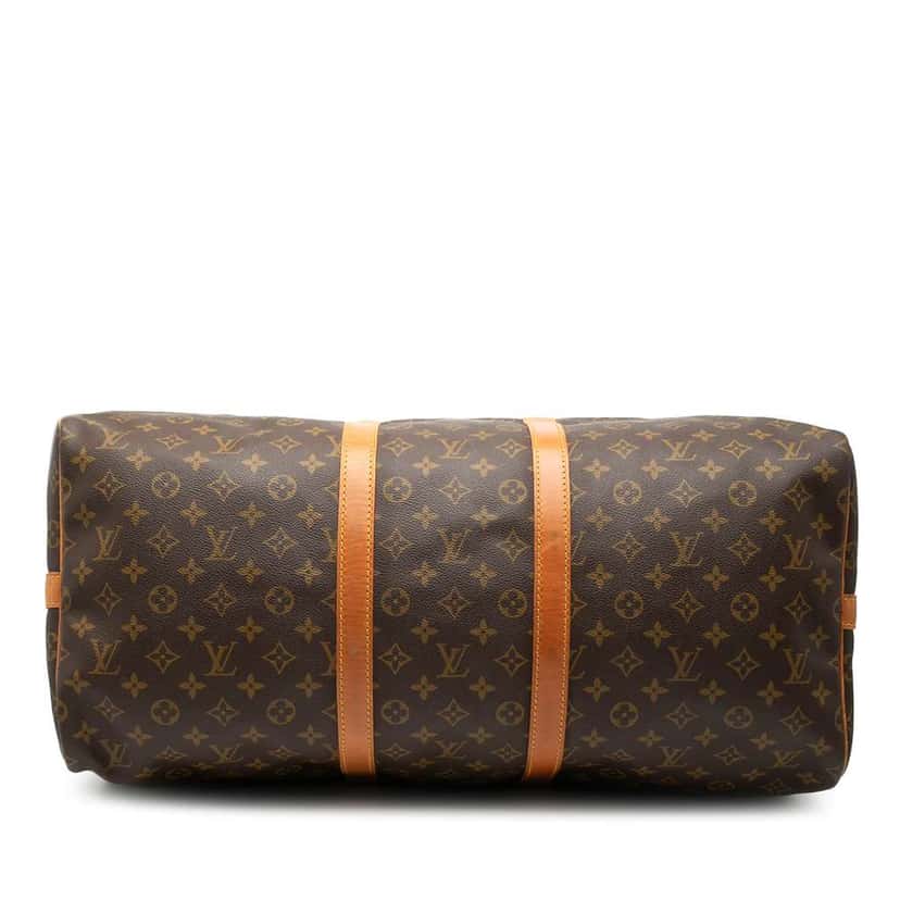 Louis Vuitton Monogram Keepall Bandouliere 55 Brown Fair condition - Inside View