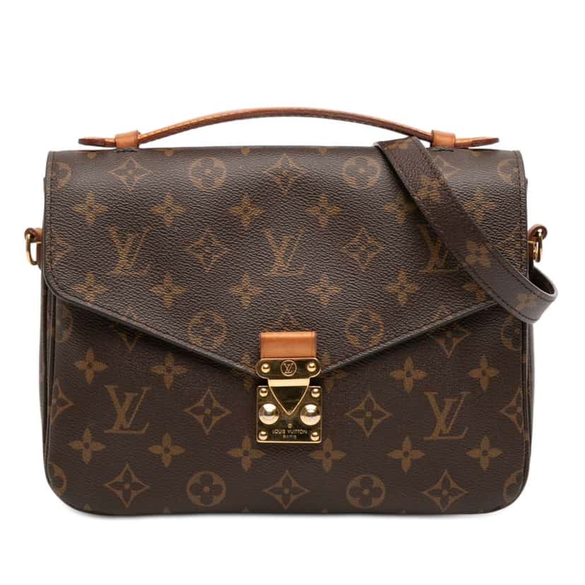 Louis Vuitton Monogram Pochette Metis Brown Very good condition - Front View