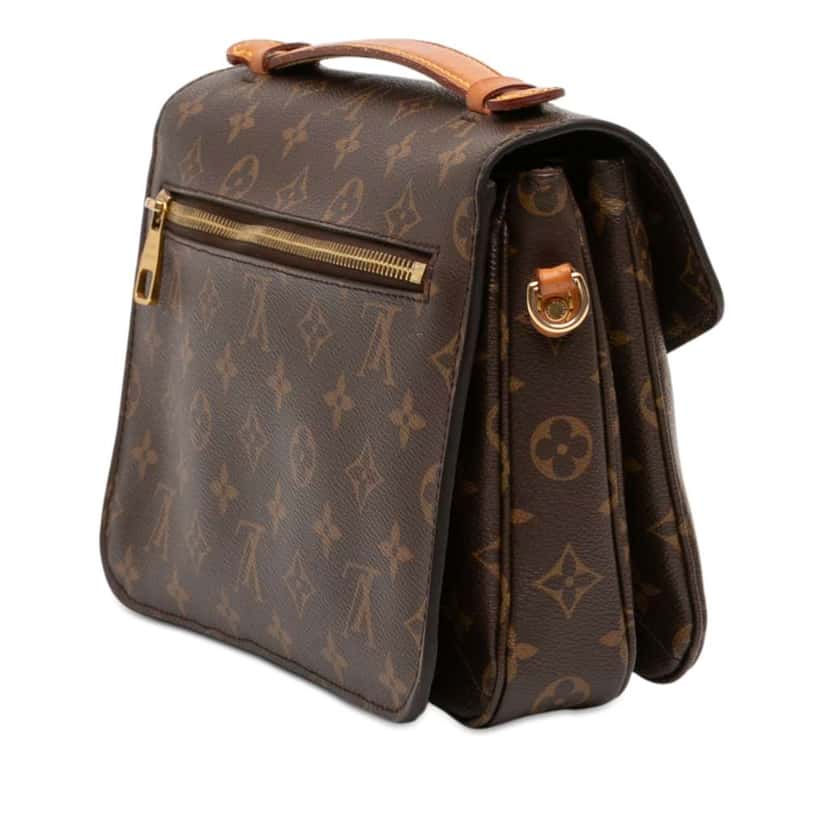 Louis Vuitton Monogram Pochette Metis Brown Very good condition - Back View