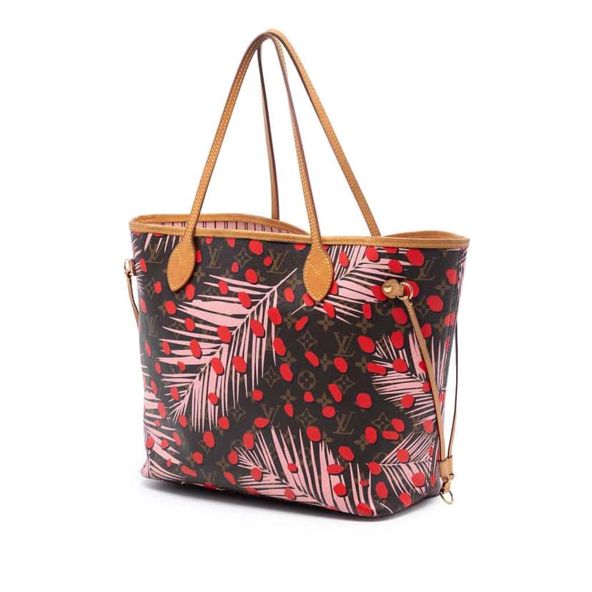 Louis Vuitton Monogram Jungle Dots Neverfull MM Brown Very good condition - Back View