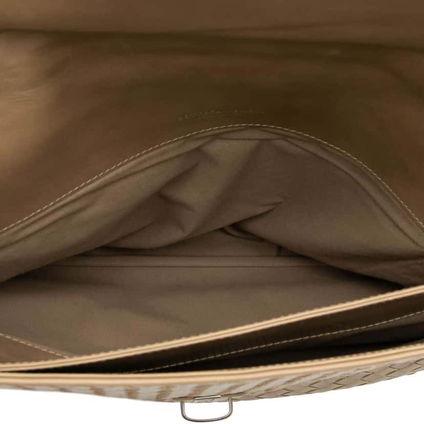 Bottega Veneta Nappa Intrecciato Business Bag Brown Leather Very good condition - Model View