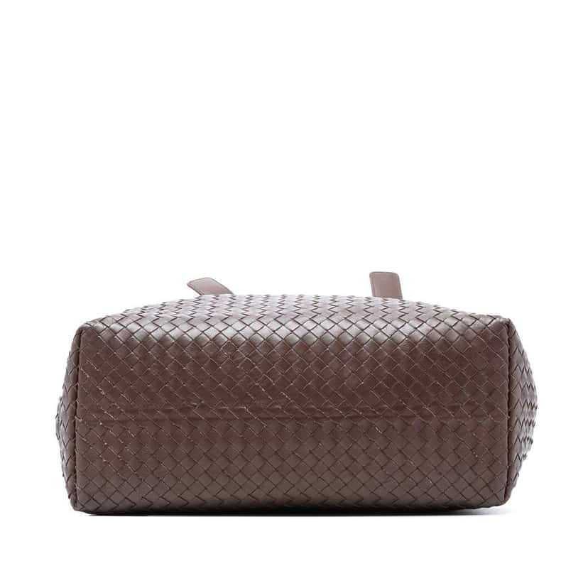 Bottega Veneta Nappa Intrecciato Belted Tote Brown Leather Very good condition - Inside View