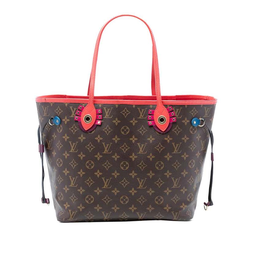 Louis Vuitton Monogram Totem Neo Neverfull MM Brown Very good condition - Front View