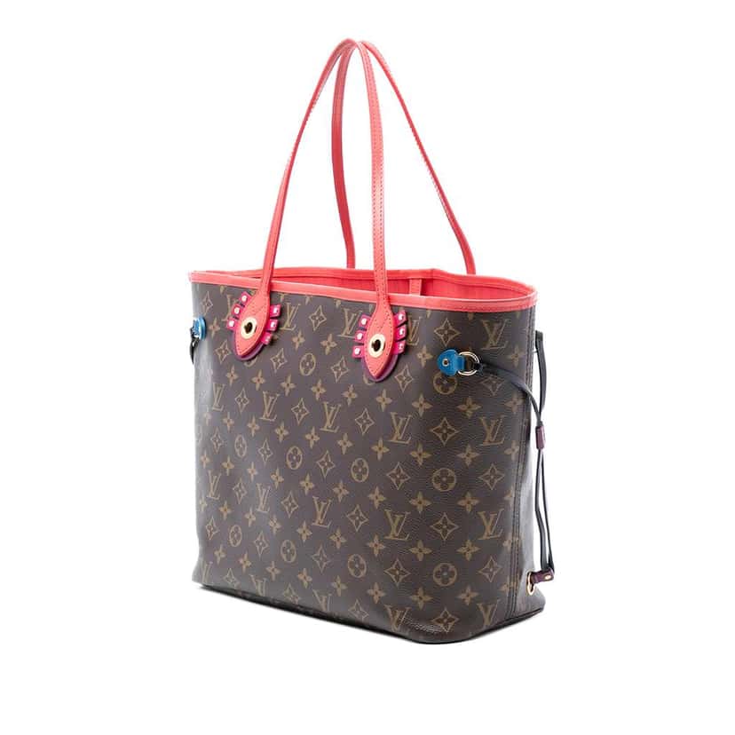 Louis Vuitton Monogram Totem Neo Neverfull MM Brown Very good condition - Back View