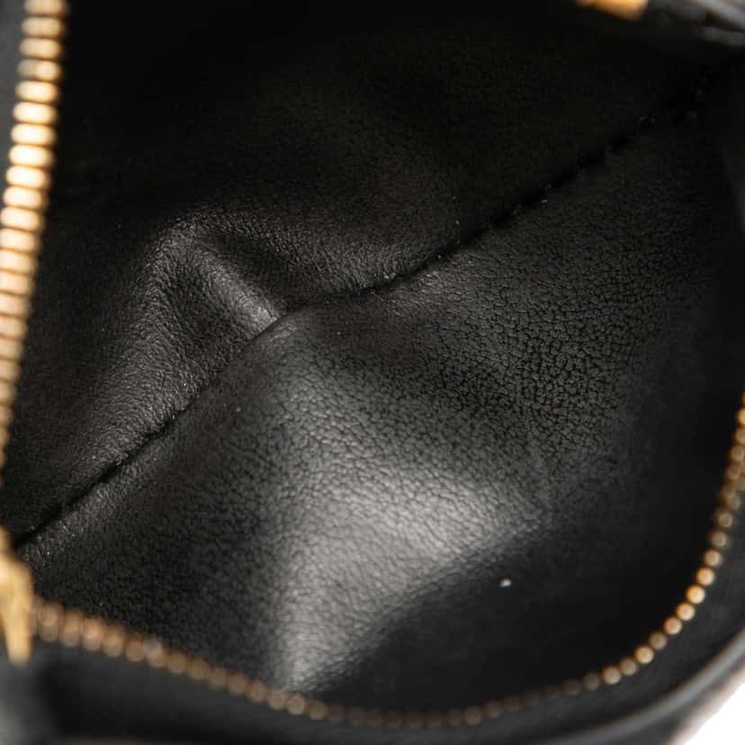 Louis Vuitton Monogram Empreinte Victorine Tri-fold Wallet Black Leather Good condition - Box View