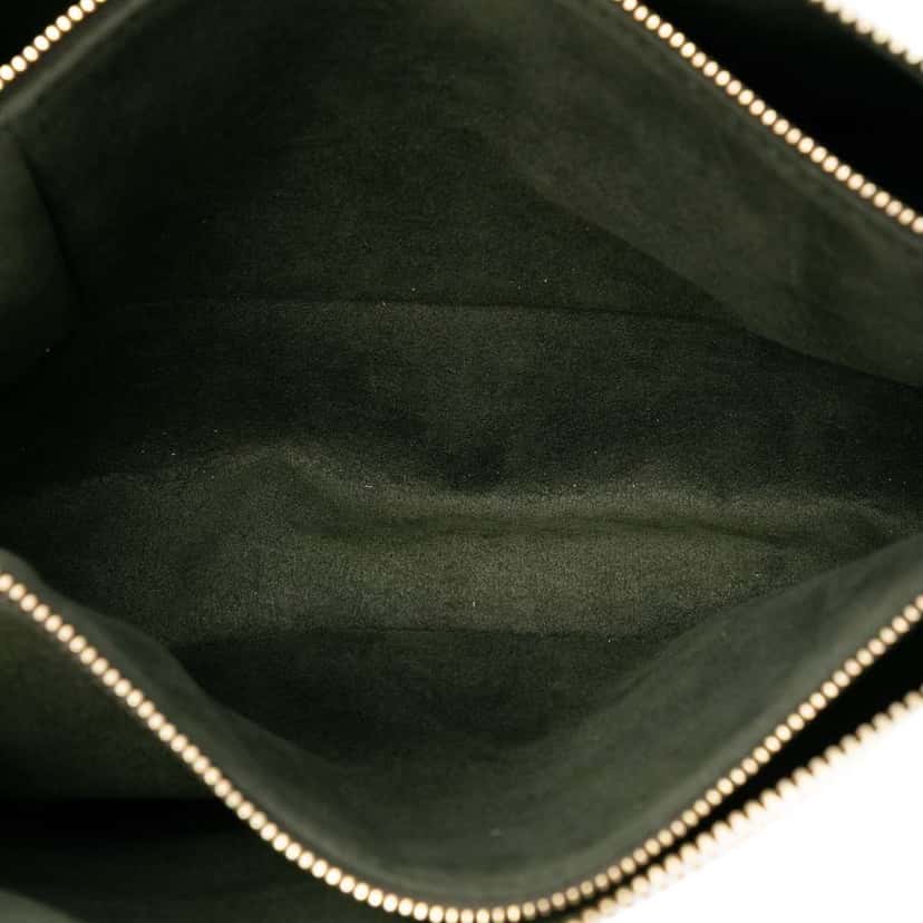 Louis Vuitton Monogram Embossed Puffy Lambskin Coussin PM White Leather Very good condition - Model View