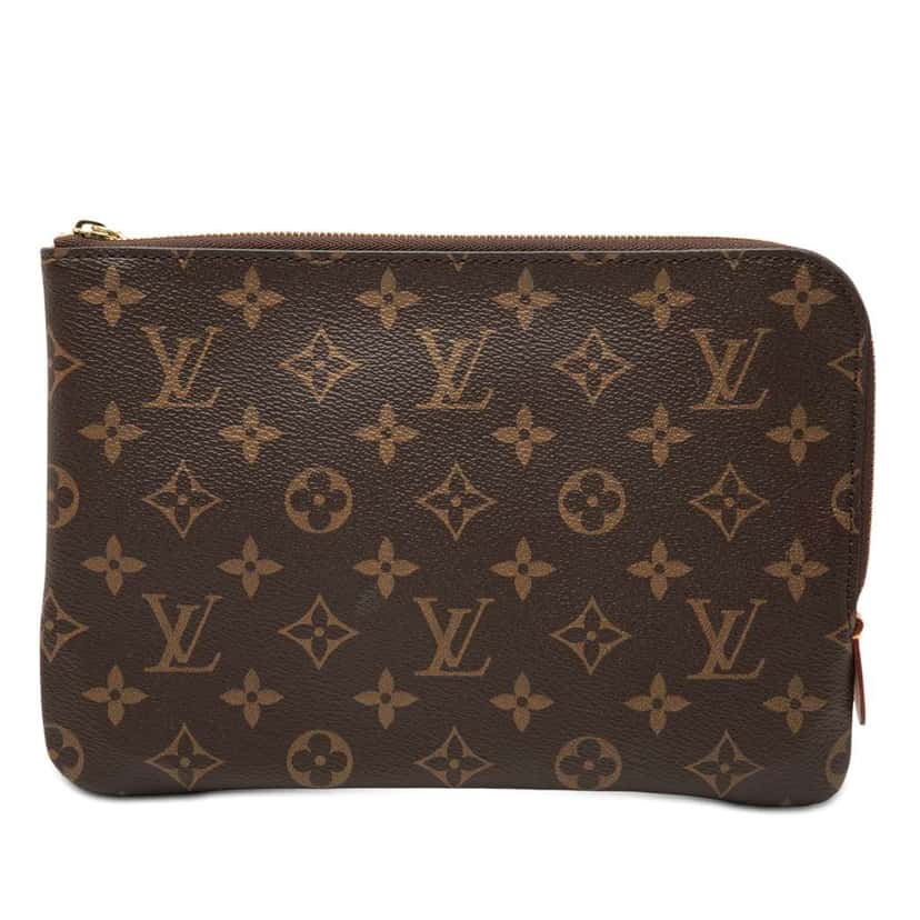 Louis Vuitton Monogram Etui Voyageur PM Brown Very good condition - Front View