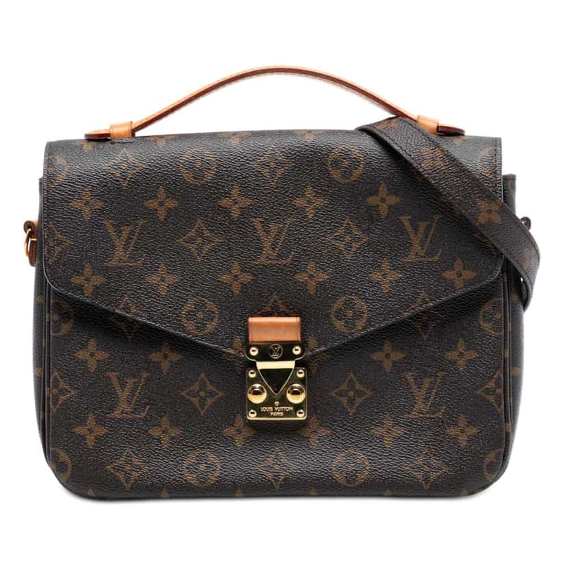 Louis Vuitton Monogram Pochette Metis Brown Very good condition - Front View