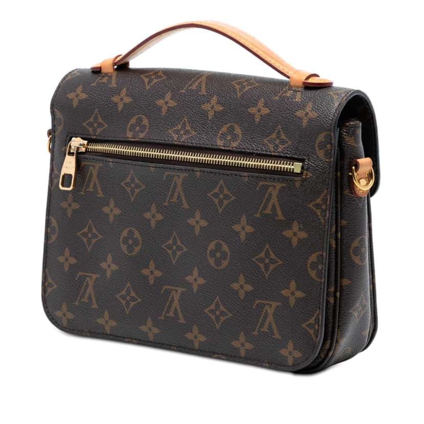 Louis Vuitton Monogram Pochette Metis Brown Very good condition - Back View