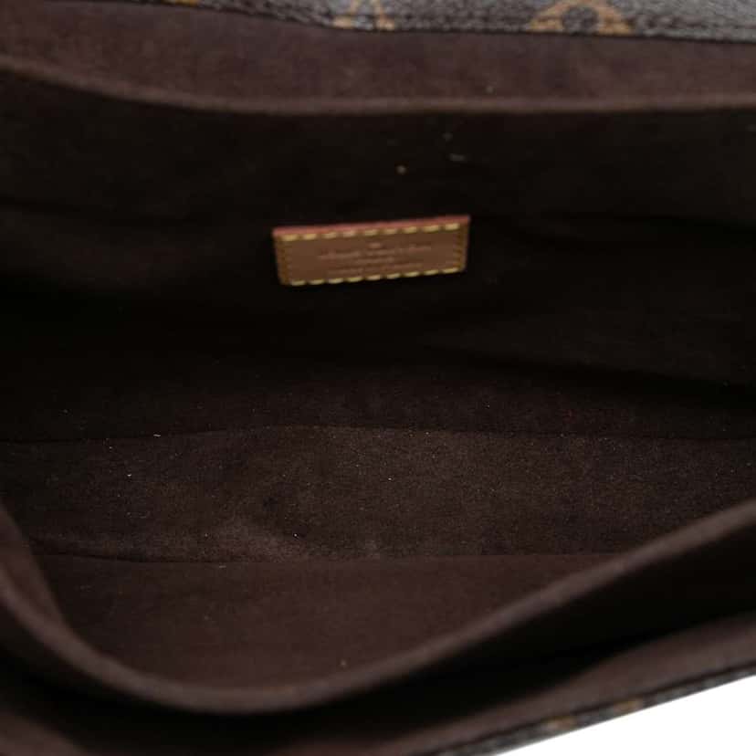 Louis Vuitton Monogram Pochette Metis Brown Very good condition - Model View