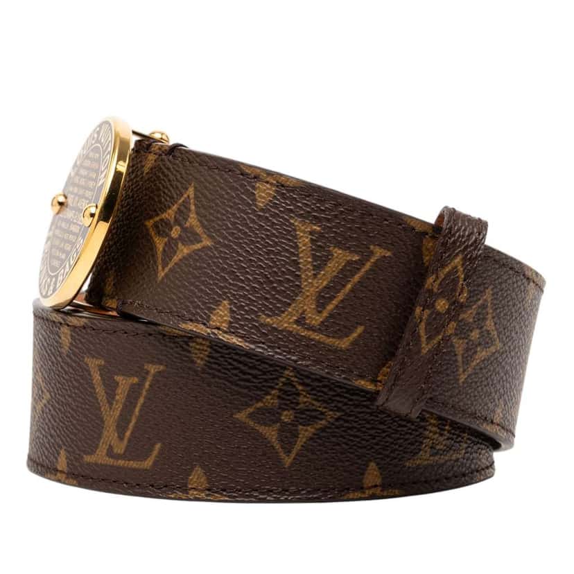 Louis Vuitton Monogram Trunks and Bags Belt Brown Very good condition - Back View