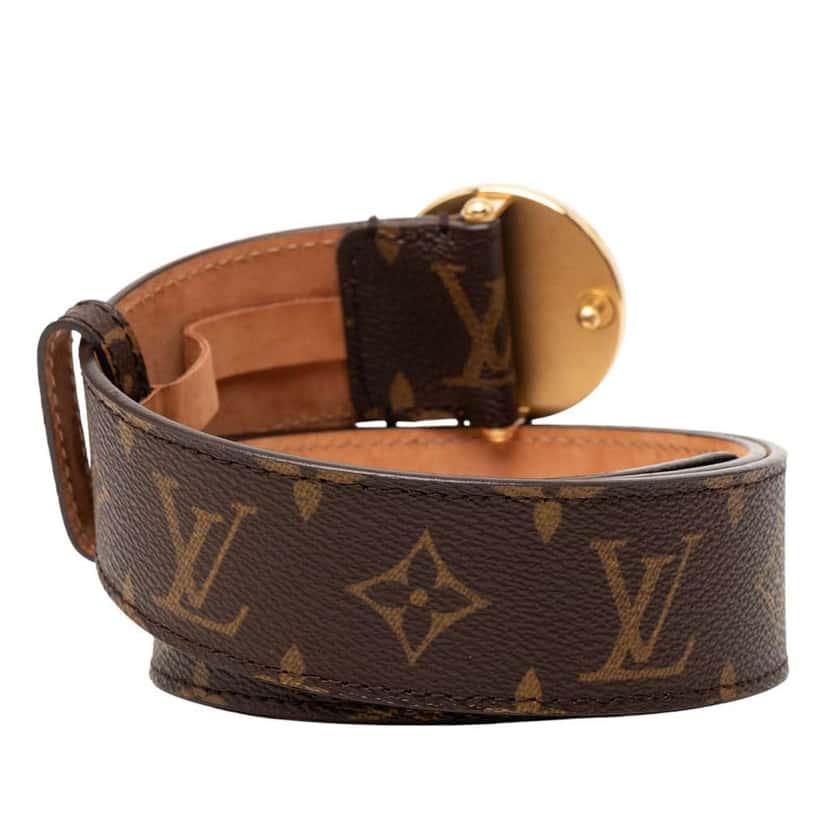 Louis Vuitton Monogram Trunks and Bags Belt Brown Very good condition - Inside View