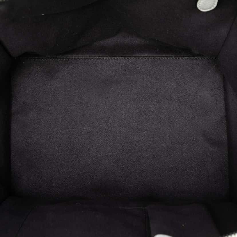 Celine Mini Calfskin Luggage Tote White Leather Good condition - Model View