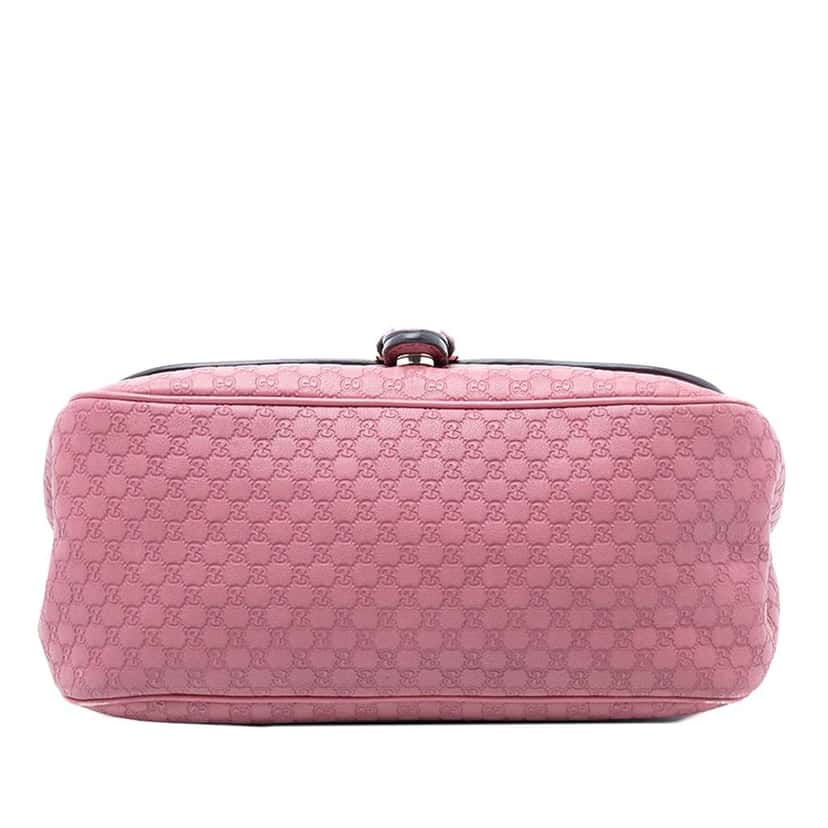 Gucci Microguccissima Sukey Crossbody Pink Leather Very good condition - Inside View