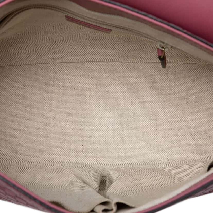 Gucci Microguccissima Sukey Crossbody Pink Leather Very good condition - Model View