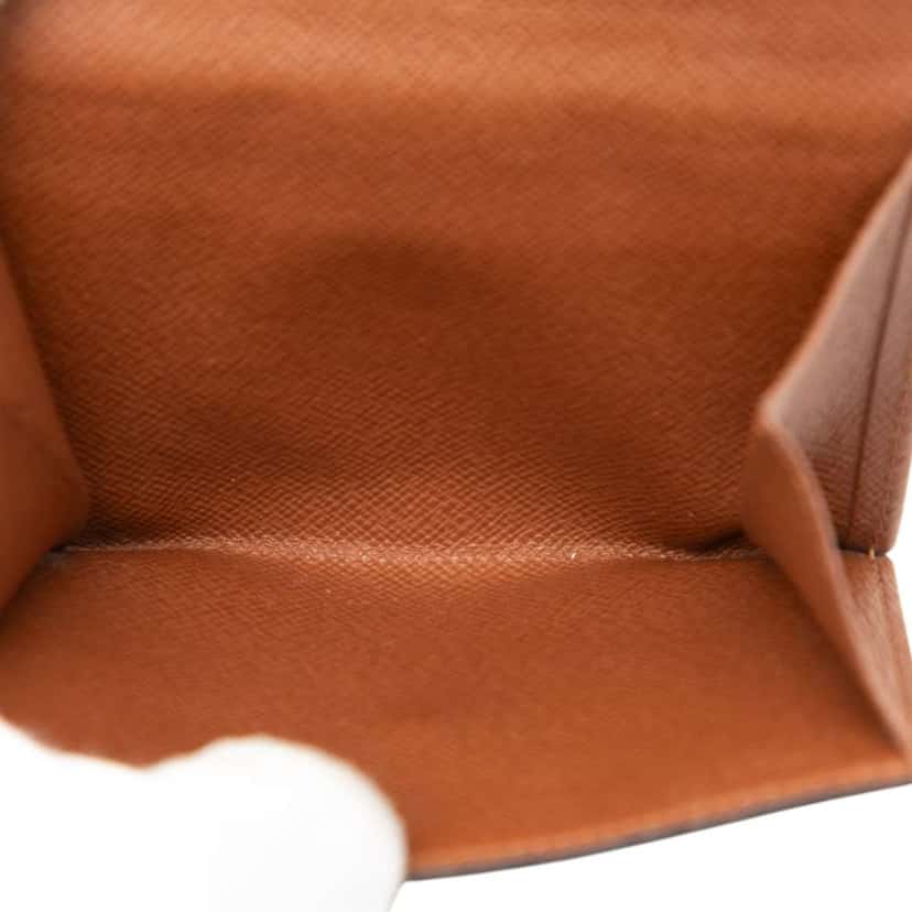 Louis Vuitton Monogram Elise Wallet Brown Very good condition - Model View