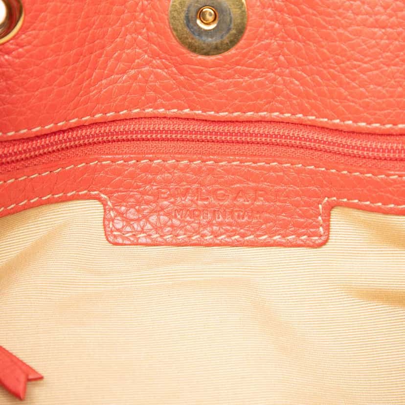 Bvlgari Logomania Canvas Satchel Brown Canvas Very good condition - Box View