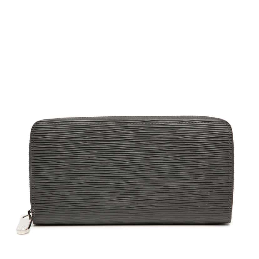 Louis Vuitton Epi Zippy Wallet Grey Leather Very good condition - Front View