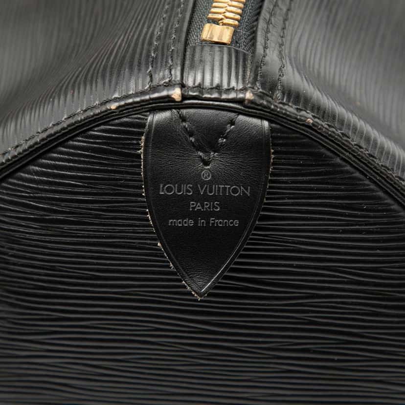 Louis Vuitton Epi Keepall 50 Black Leather Good condition - Box View