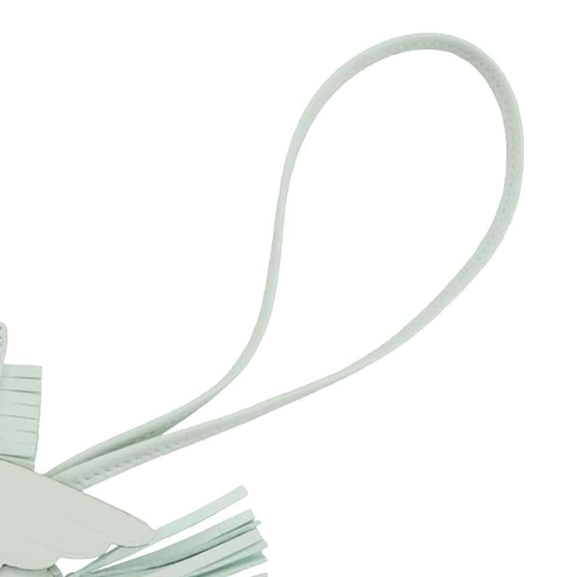 Hermès Milo Lambskin and Swift Grigri Rodeo Pegase Bag Charm PM Green Leather Very good condition - Box View