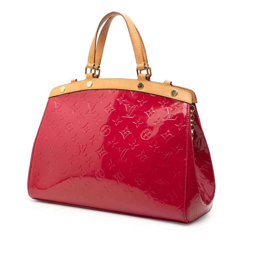 Louis Vuitton Monogram Vernis Brea MM Red Leather Very good condition - Back View