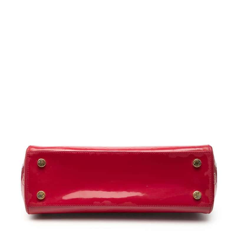 Louis Vuitton Monogram Vernis Brea MM Red Leather Very good condition - Inside View