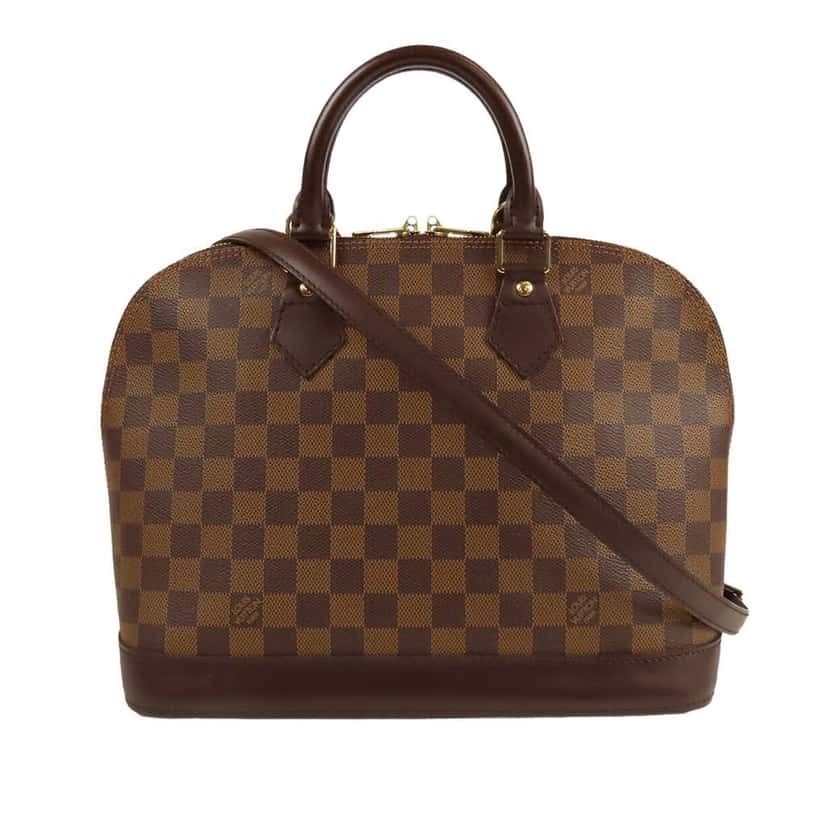 Louis Vuitton Damier Ebene Alma PM Brown Very good condition - Front View