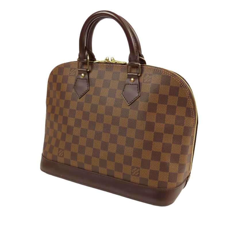 Louis Vuitton Damier Ebene Alma PM Brown Very good condition - Back View