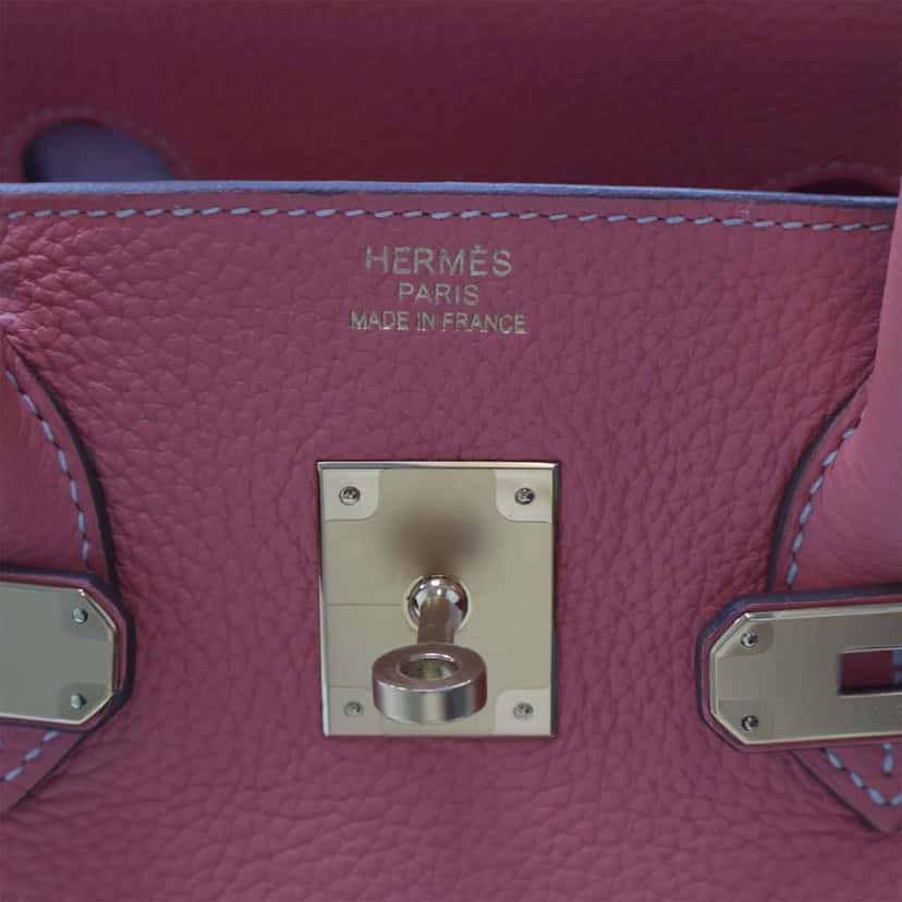 Hermès Clemence Birkin Retourne 35 Orange Leather Very good condition - Box View