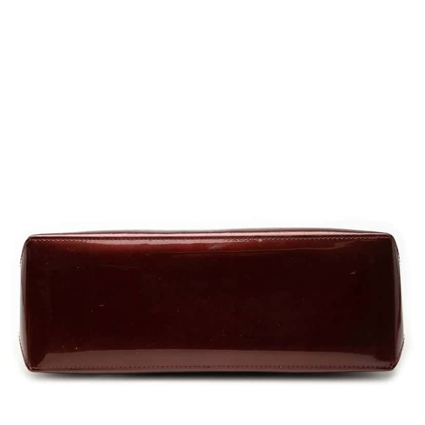 Louis Vuitton Monogram Vernis Wilshire PM Red Leather Good condition - Inside View