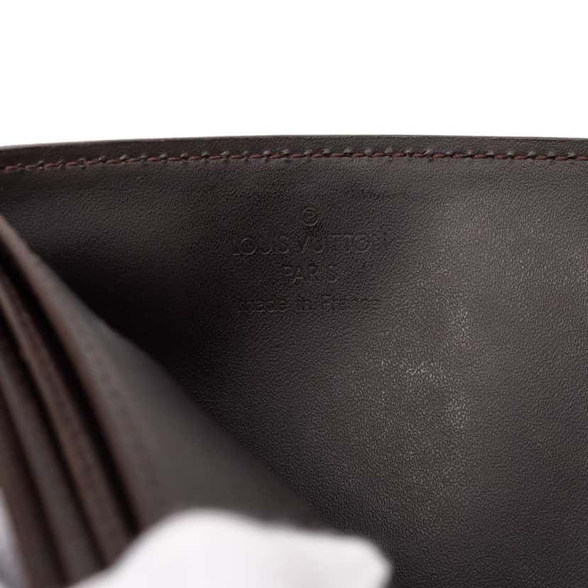 Louis Vuitton Monogram Glace Hoist Organizer Wallet Brown Leather Very good condition - Box View
