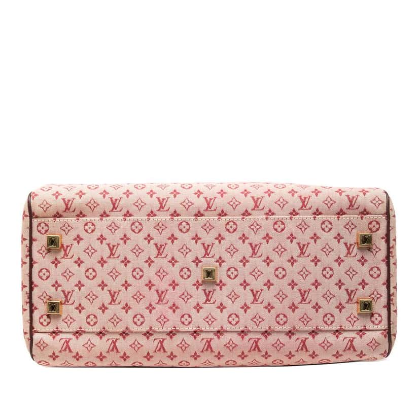 Louis Vuitton Monogram Mini Lin Josephine GM Red Canvas Good condition - Inside View