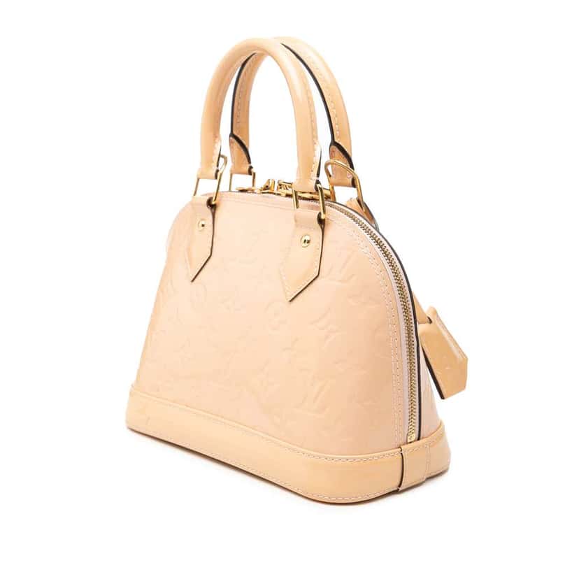 Louis Vuitton Monogram Vernis Alma BB Pink Leather Very good condition - Back View