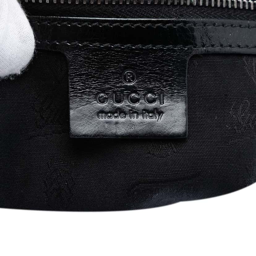 Gucci GG Imprime Tote Black Canvas Very good condition - Box View