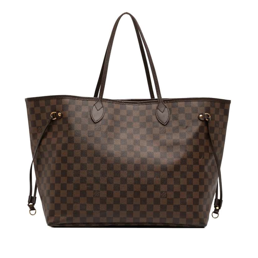 Louis Vuitton Damier Ebene Neverfull GM Brown Very good condition - Front View