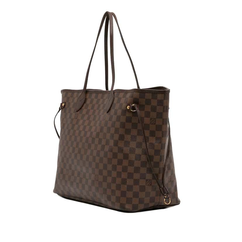 Louis Vuitton Damier Ebene Neverfull GM Brown Very good condition - Back View