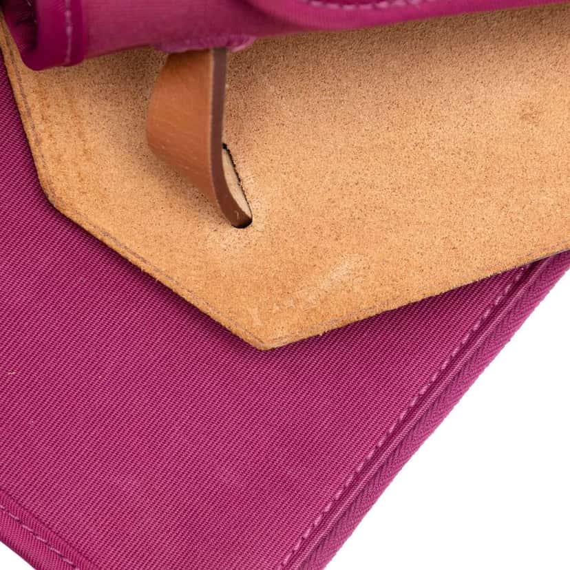 Hermès Toile Herbag Zip 31 Pink Canvas Good condition - Box View
