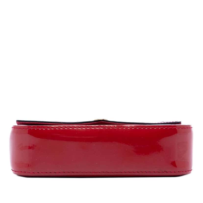 Louis Vuitton Monogram Vernis Mini Sac Lucie Red Leather Very good condition - Inside View