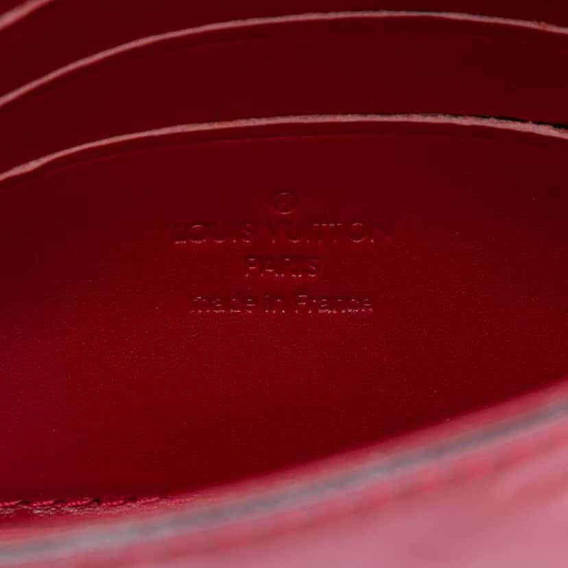 Louis Vuitton Monogram Vernis Mini Sac Lucie Red Leather Very good condition - Box View