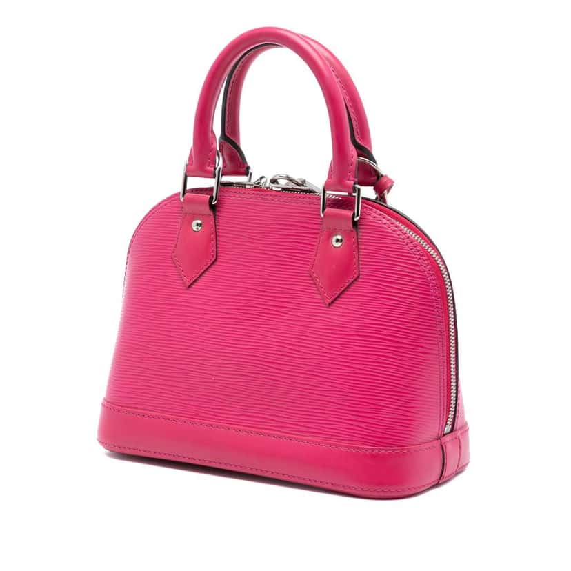 Louis Vuitton Epi Alma BB Pink Leather Good condition - Back View