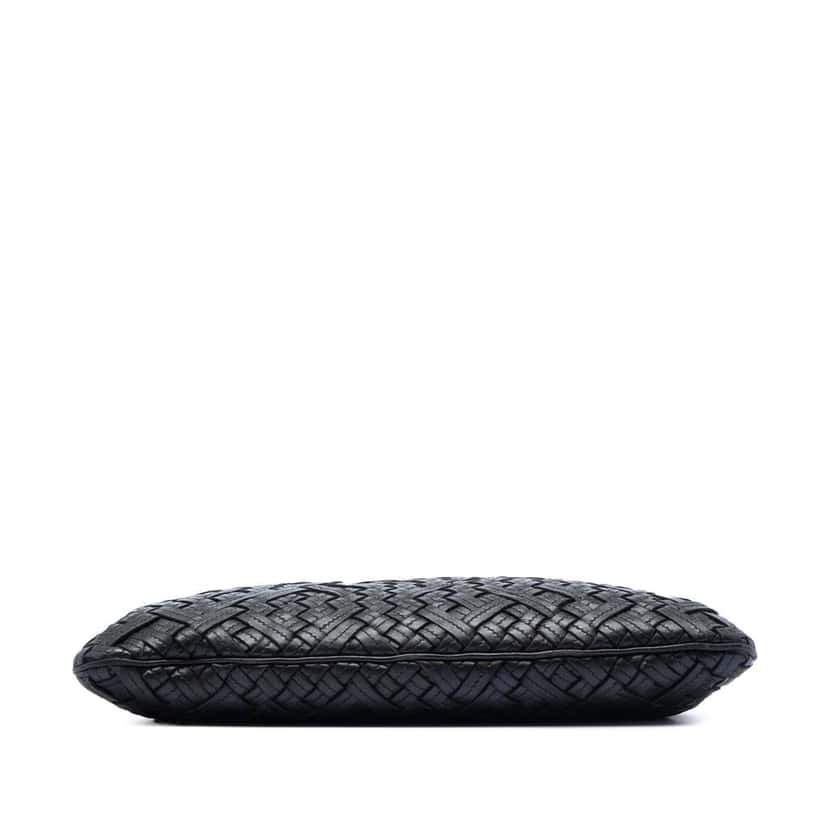 Bottega Veneta Nappa Intrecciato Belted Flat Tote Black Leather Very good condition - Inside View