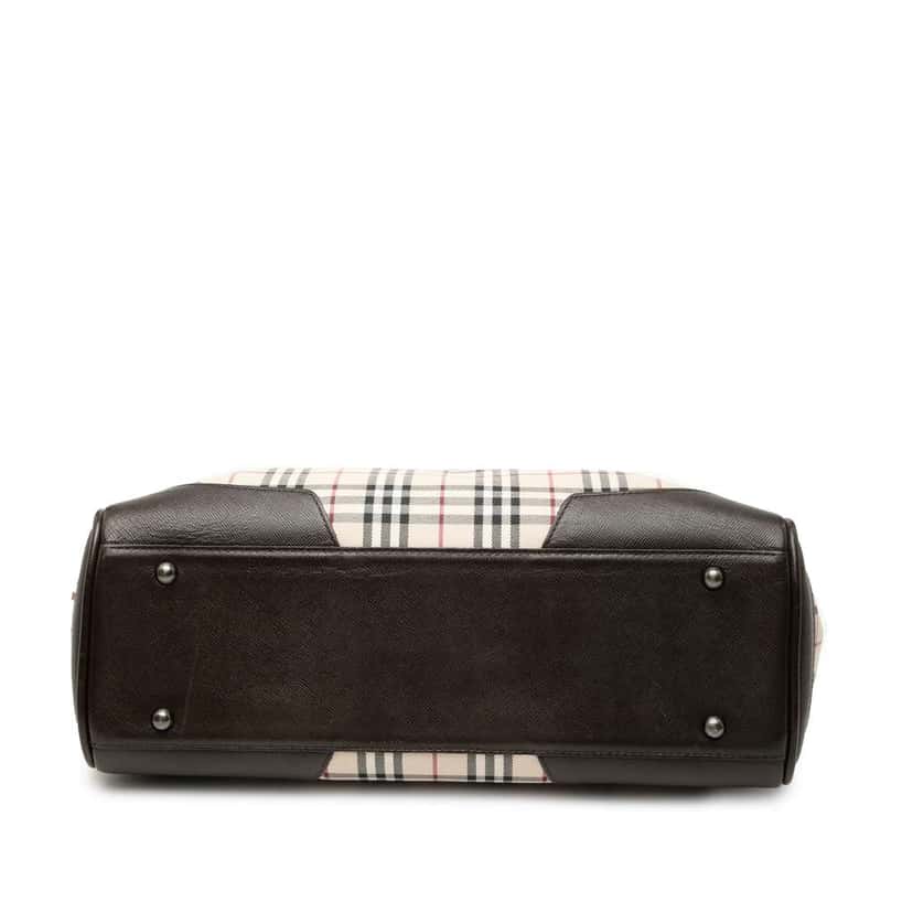 Burberry House Check Canvas Tote Brown Canvas Very good condition - Inside View