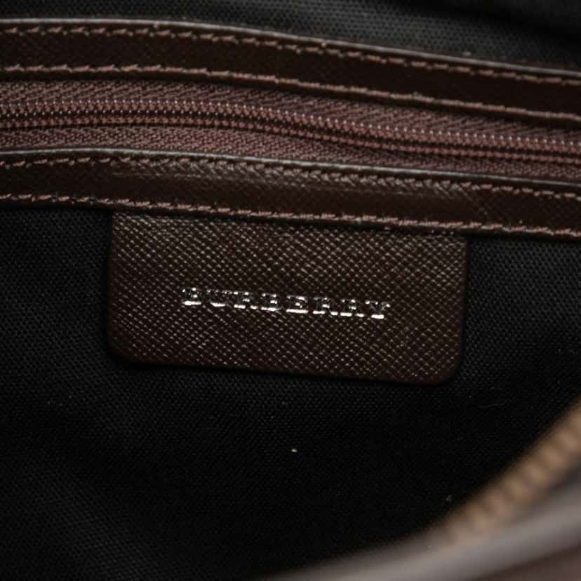 Burberry House Check Canvas Tote Brown Canvas Very good condition - Box View